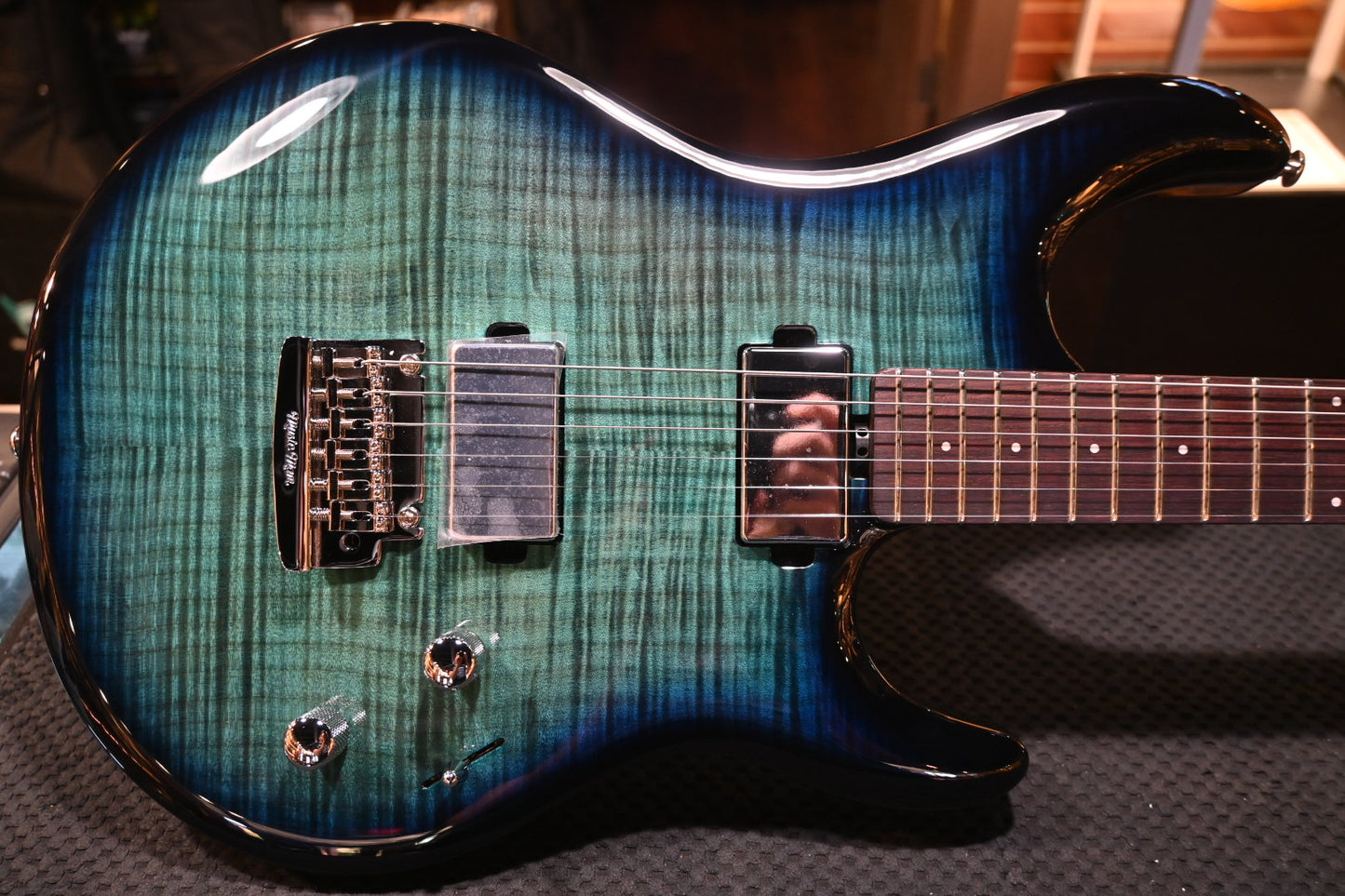 Music Man Luke 4 HH - Blue Dream Guitar #5003 - Danville Music