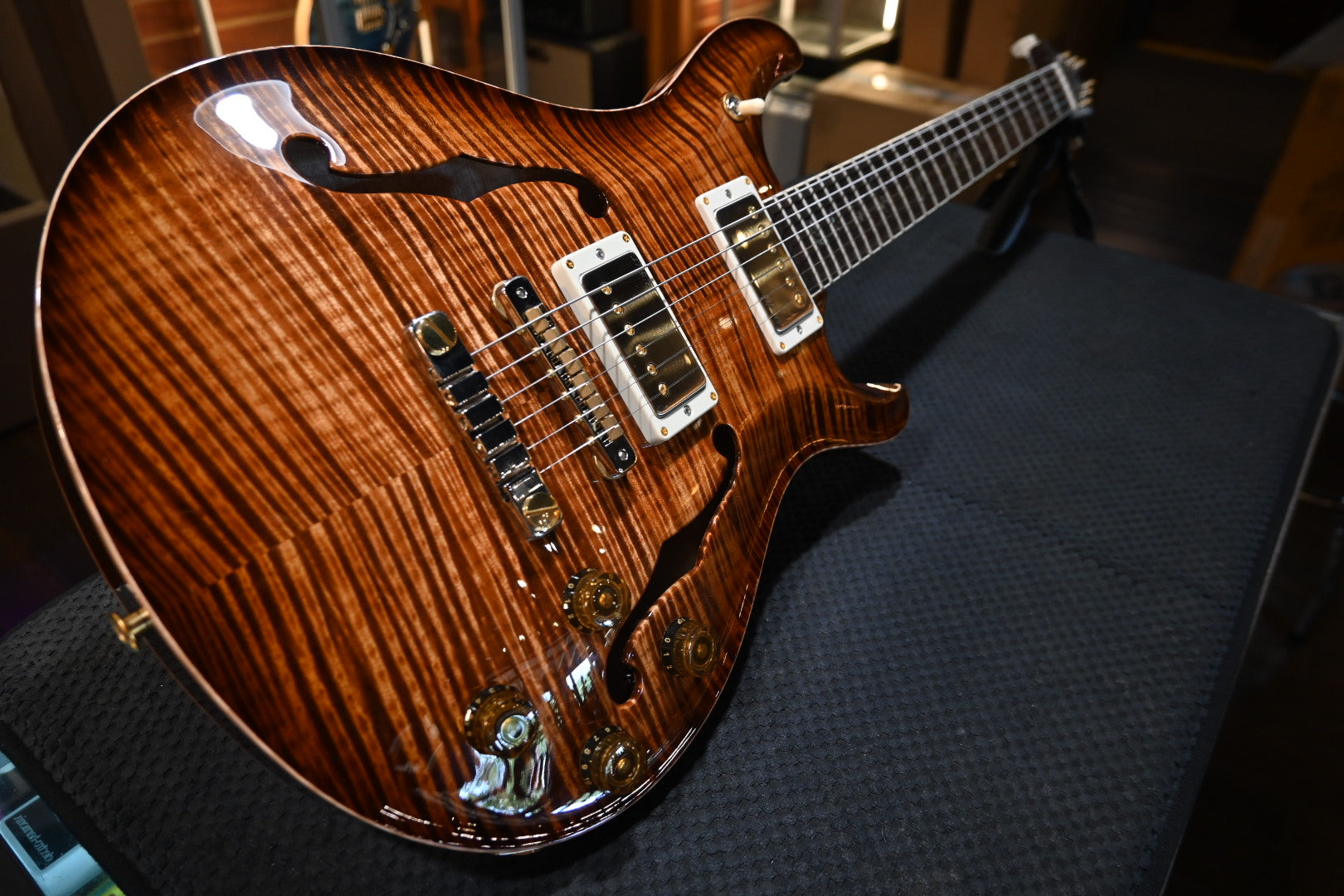 PRS Wood Library McCarty 594 Hollowbody II 10-Top 2024 - Copperhead Burst Guitar #4286 - Danville Music