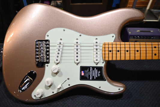 Fender American Professional Classic Stratocaster - Faded Firemist Gold Guitar #0216 - Danville Music