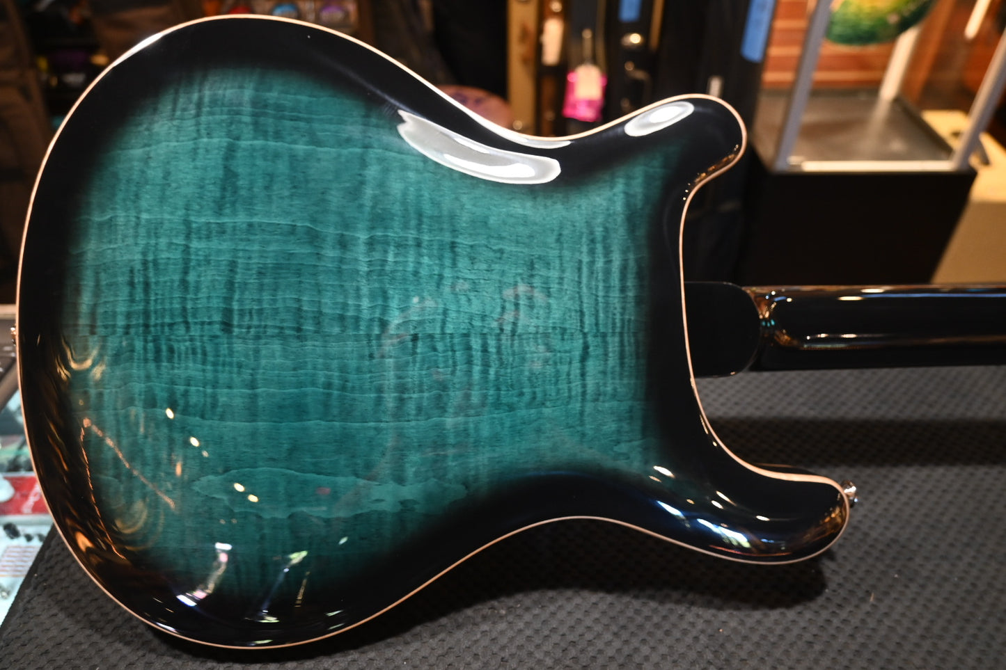 PRS SE Hollowbody II Piezo - Peacock Blue Guitar #1142