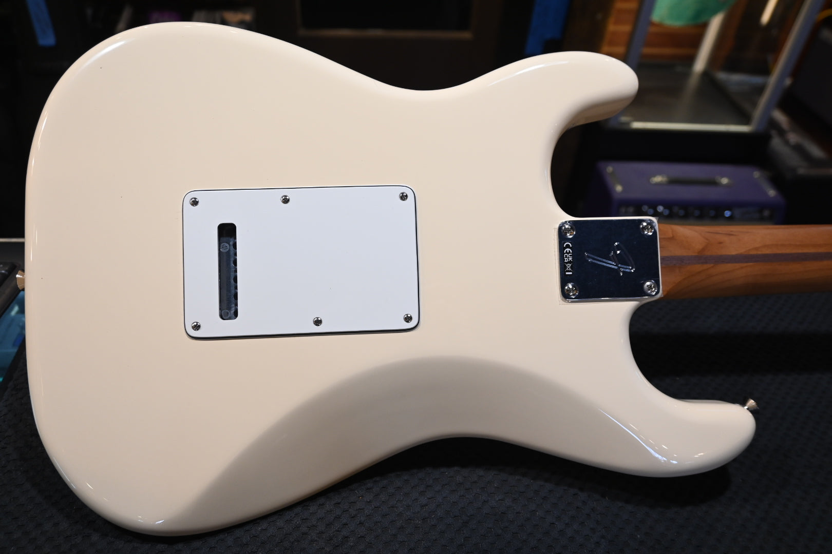 Fender Limited Edition Player II Stratocaster Roasted Maple - Olympic White Guitar #7764 - Danville Music