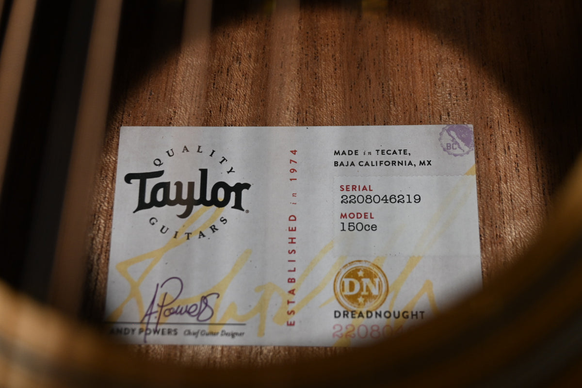 Taylor 150e 12-String Guitar #6219