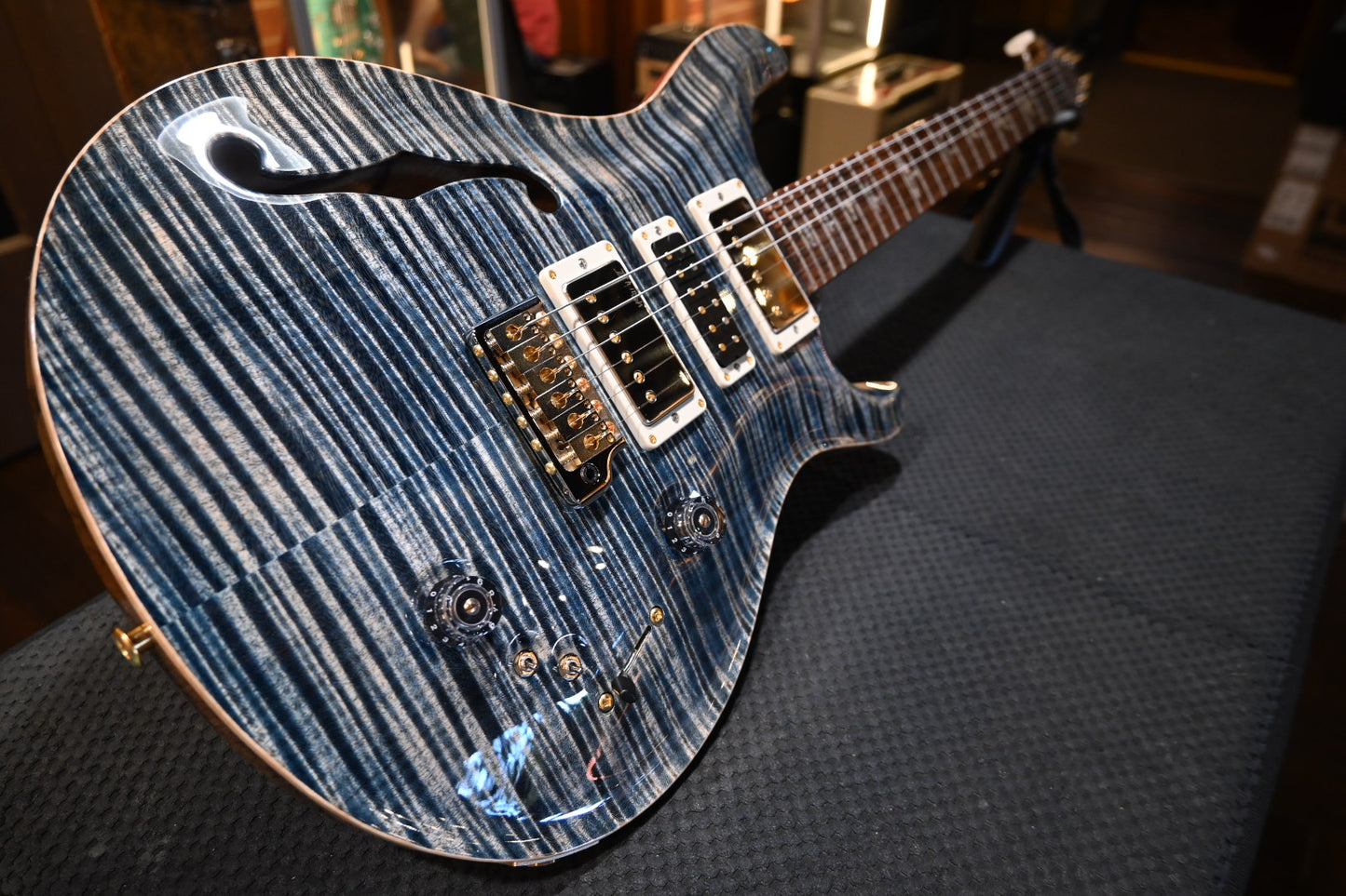 PRS 40th Anniversary Special Semi-Hollow Limited Edition - Faded Whale Blue Guitar #9452