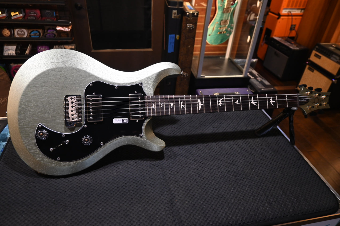 PRS S2 Standard 22 Satin - Mavis Mint Metallic Guitar #2496 - Danville Music