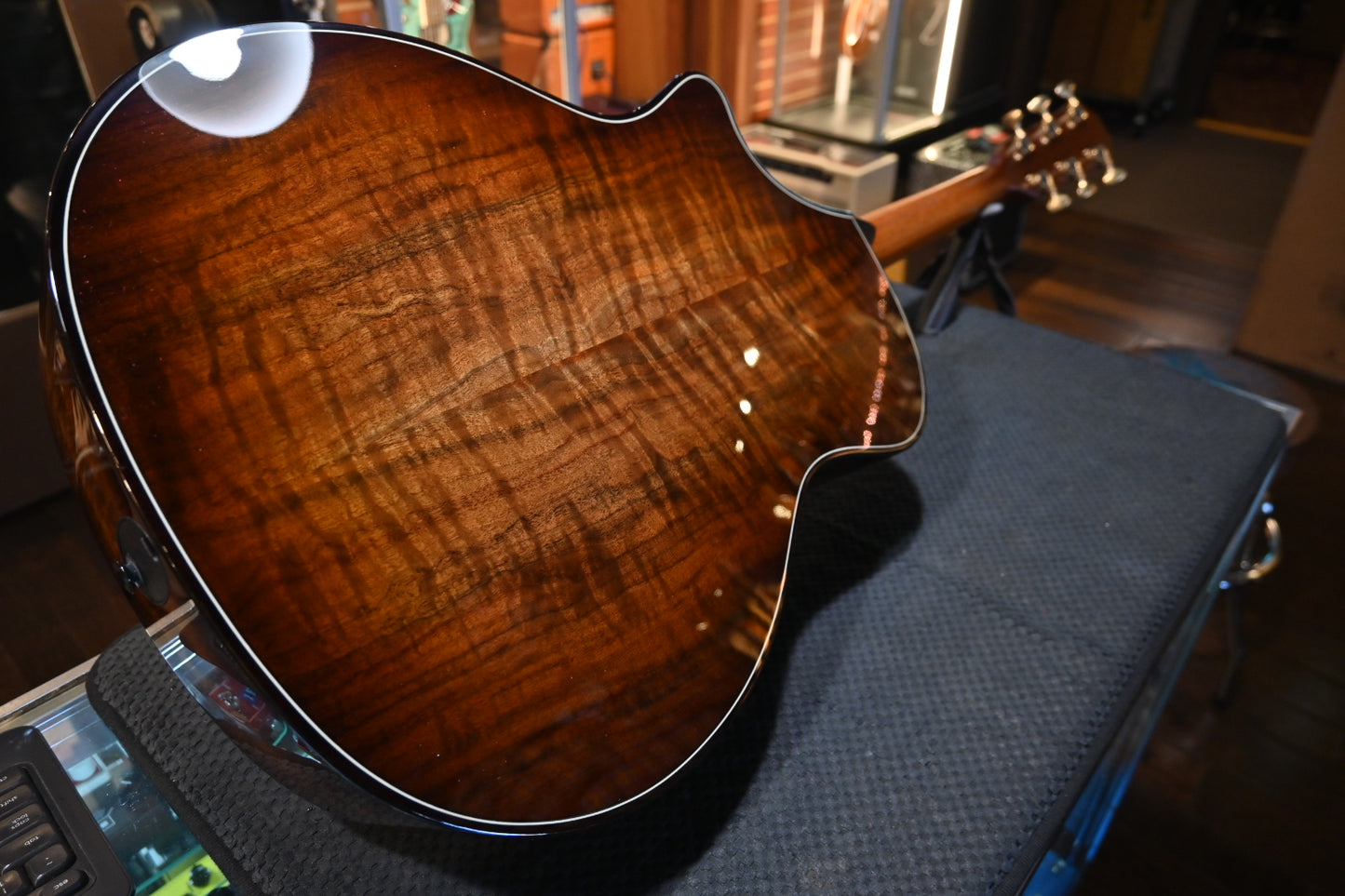 Taylor Custom GA Builder’s Edition Torrefied Spruce/AA Walnut - British Racing Green Metallic Guitar #5084 - Danville Music