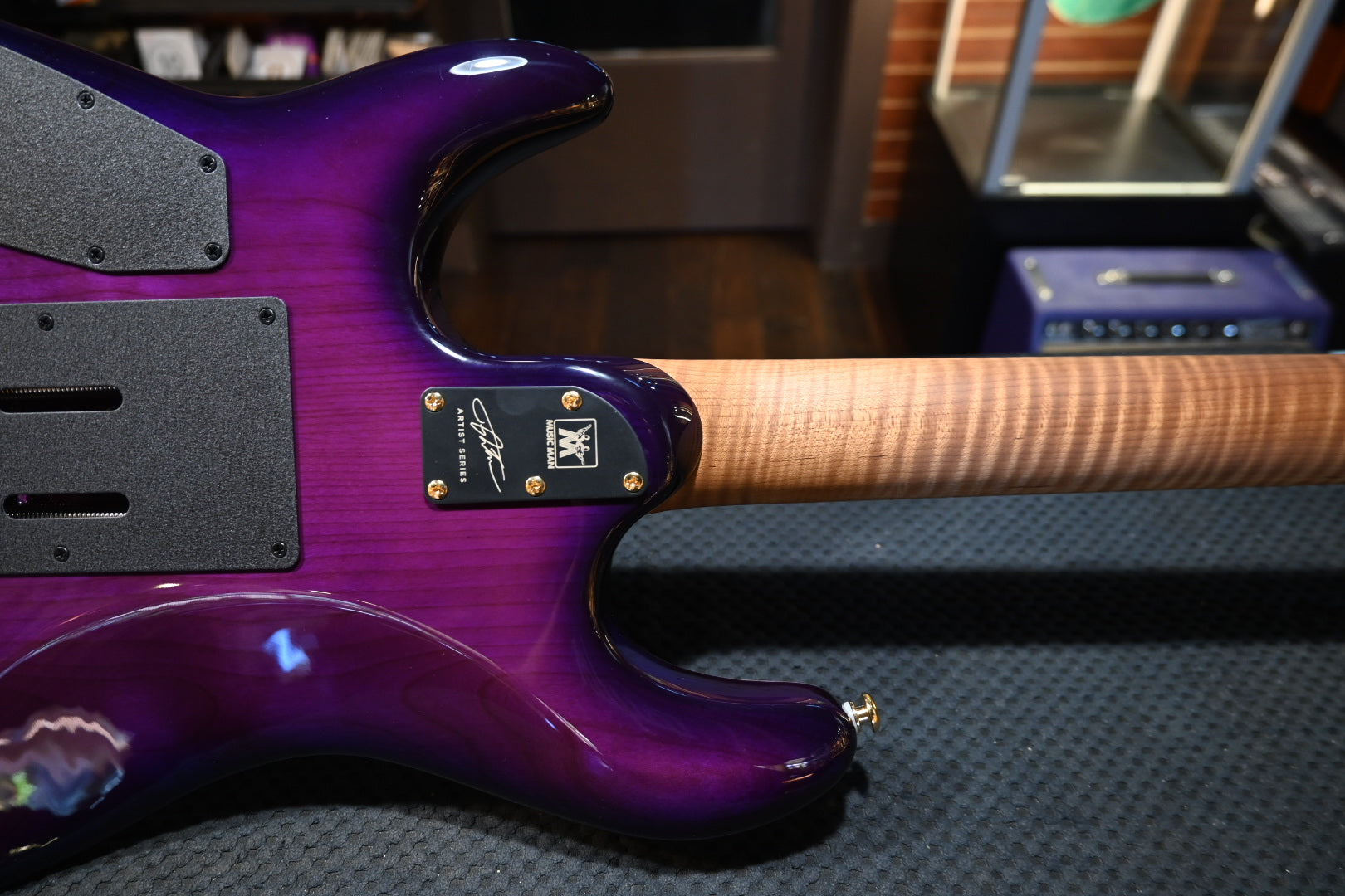 Music Man Jason Richardson Signature Cutlass - Majora Purple Guitar #2707 - Danville Music