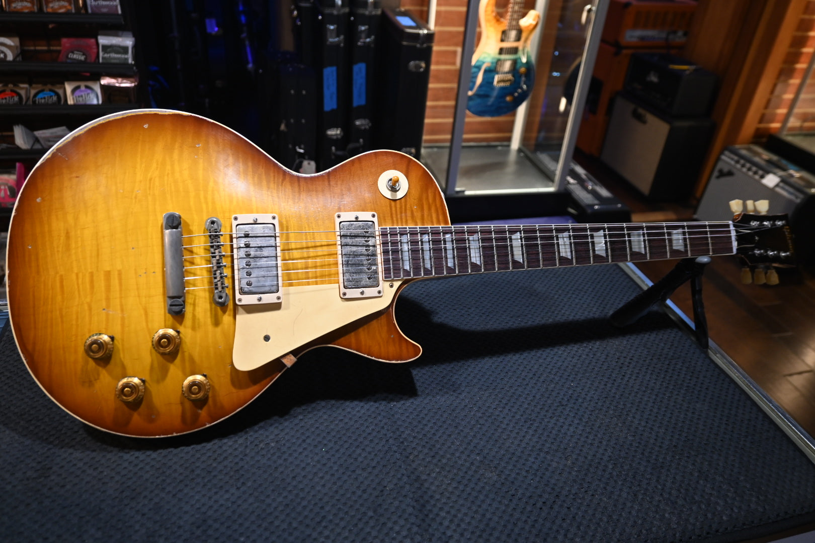 Gibson Custom Shop 1959 Les Paul Standard Reissue Murphy Lab Heavy Aged - Golden Poppy Burst Guitar #2384 - Danville Music