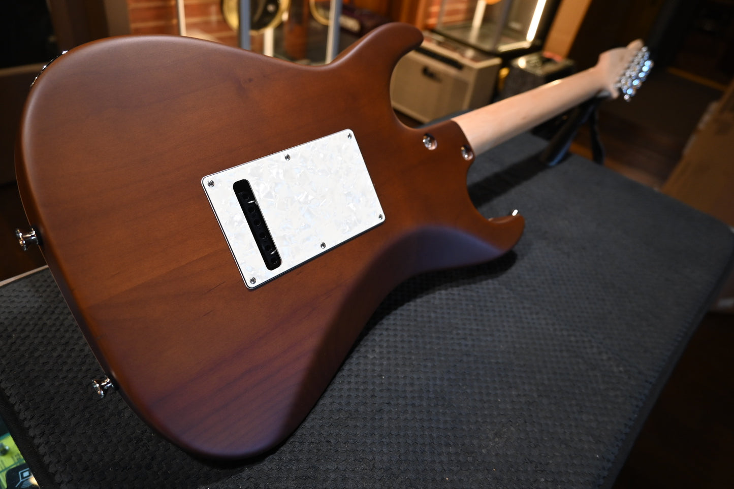 Tom Anderson Drop Top Classic - Satin Super Natural Black Guitar #425P - Danville Music