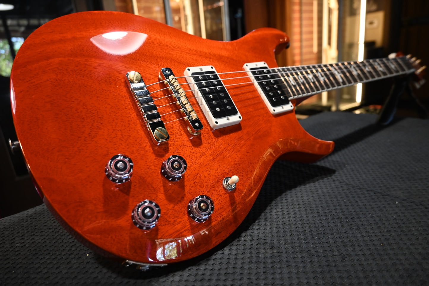 PRS Wood Library S2 McCarty 594 Thinline - Orange Guitar #5484