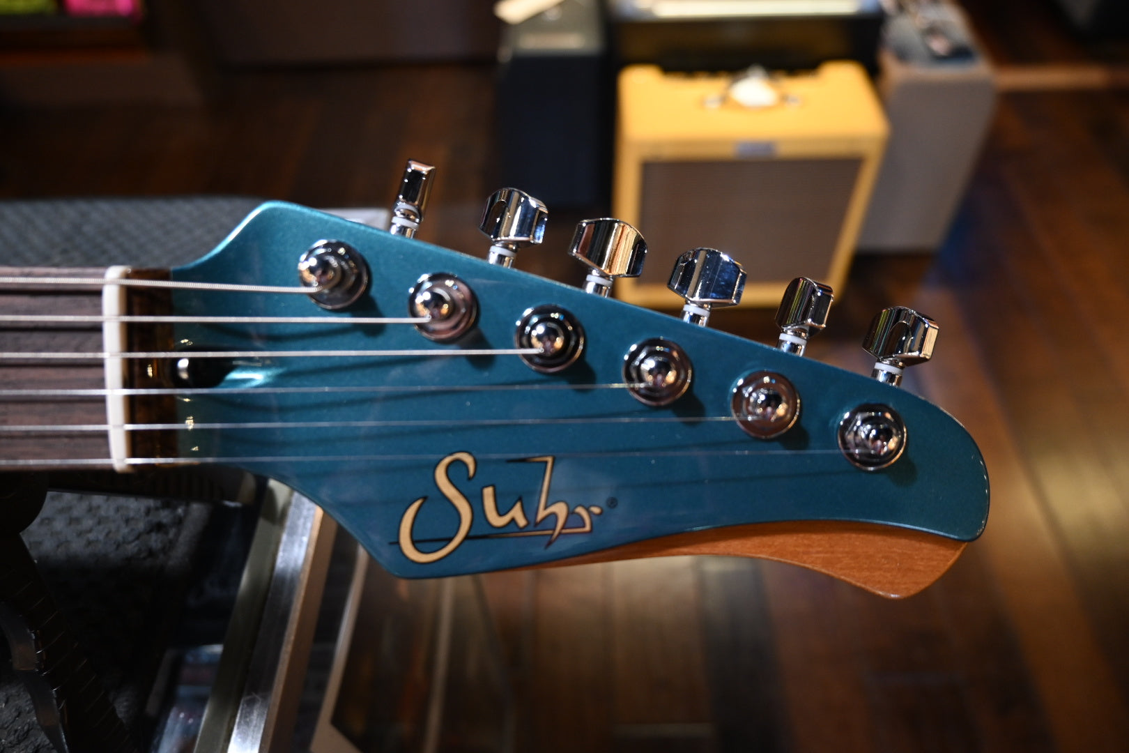 Suhr Classic JM Antique Limited Edition - Ocean Turquoise Metallic Guitar #9493 - Danville Music