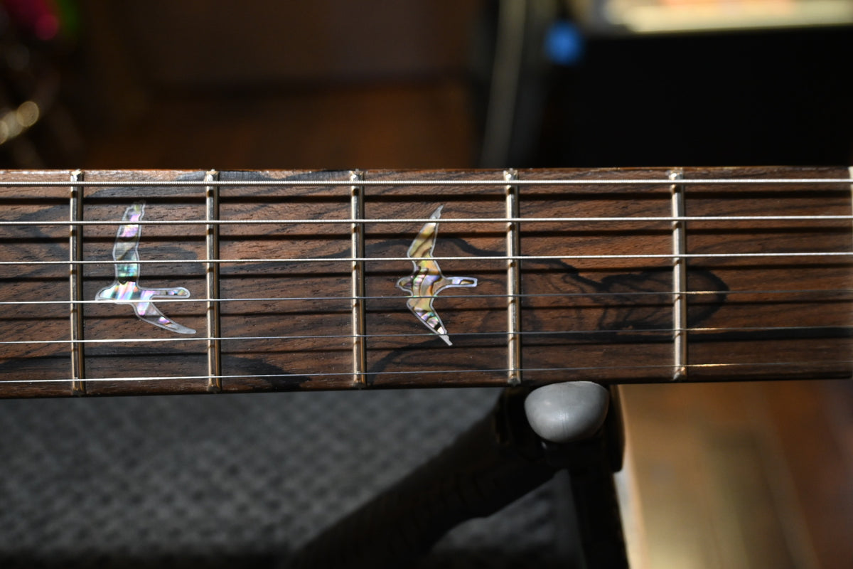 PRS Wood Library Custom 24 Stoptail Limited Edition 10-Top - Charcoal Tri-Color Sunburst Guitar #3423