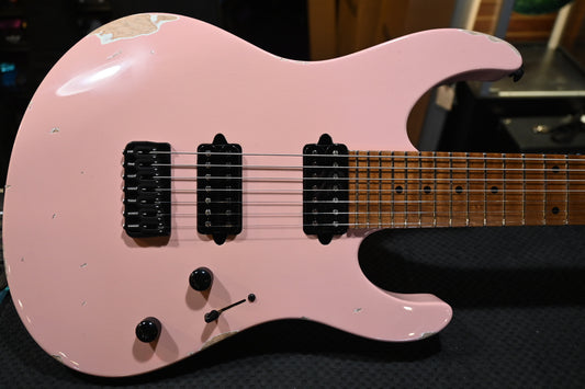 Suhr Custom Modern 7 Antique - Shell Pink Guitar #3351