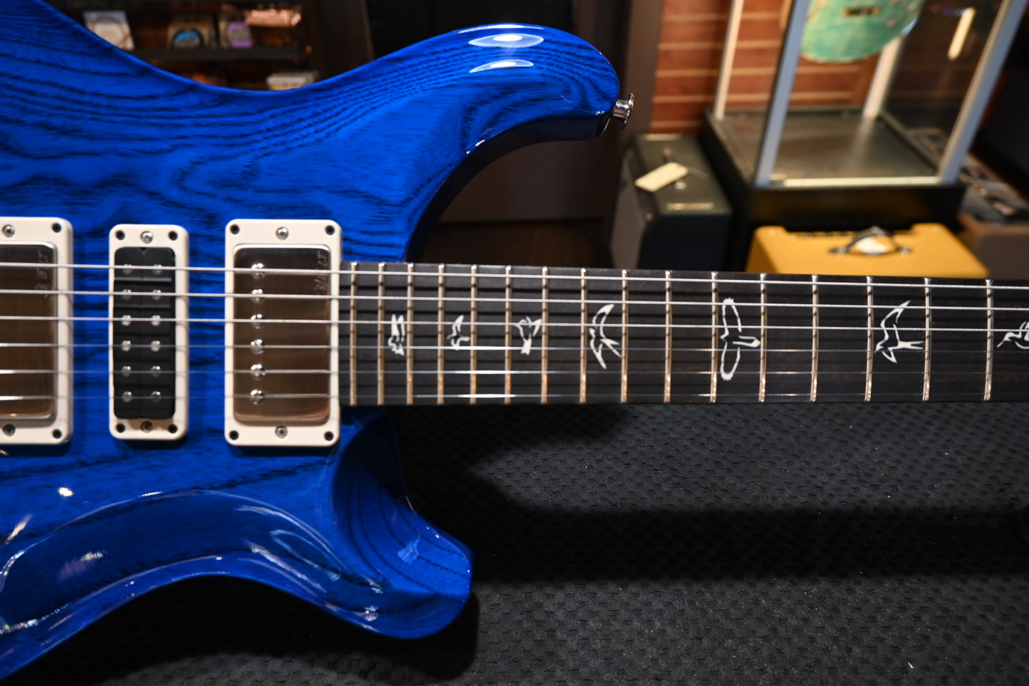 PRS Wood Library Swamp Ash Special - Blue Matteo Guitar #1585 - Danville Music