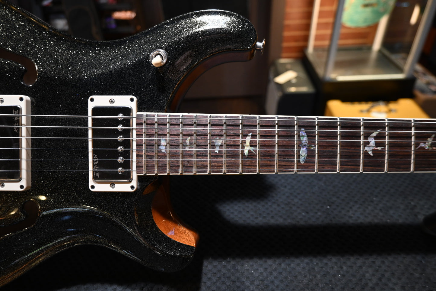 PRS McCarty 594 Hollowbody II - Midnight Gold Flake Guitar #4704 - Danville Music