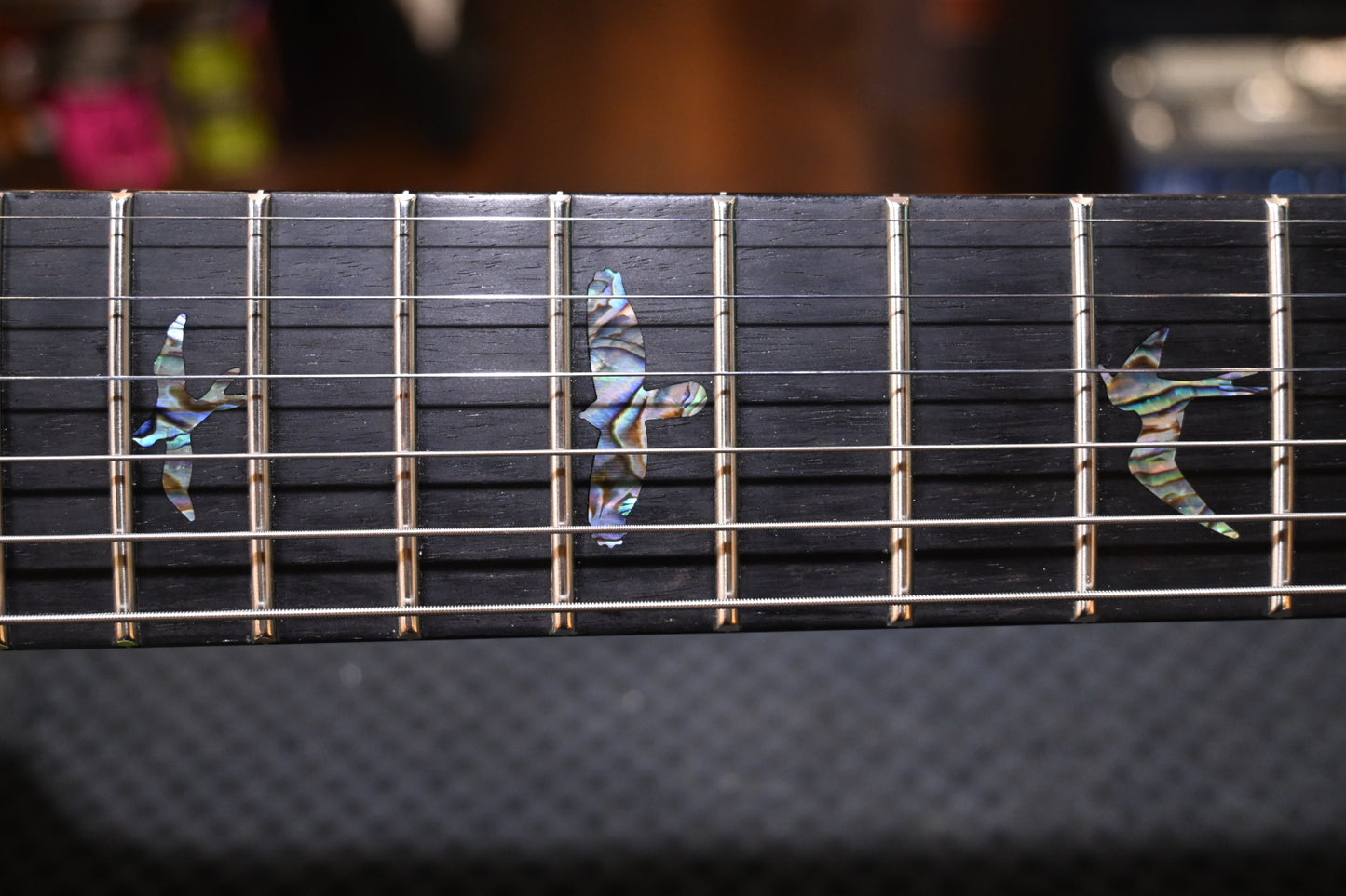 PRS Custom 24 Lefty 10-Top Quilt - Trampas Green Fade Guitar #9333 - Danville Music