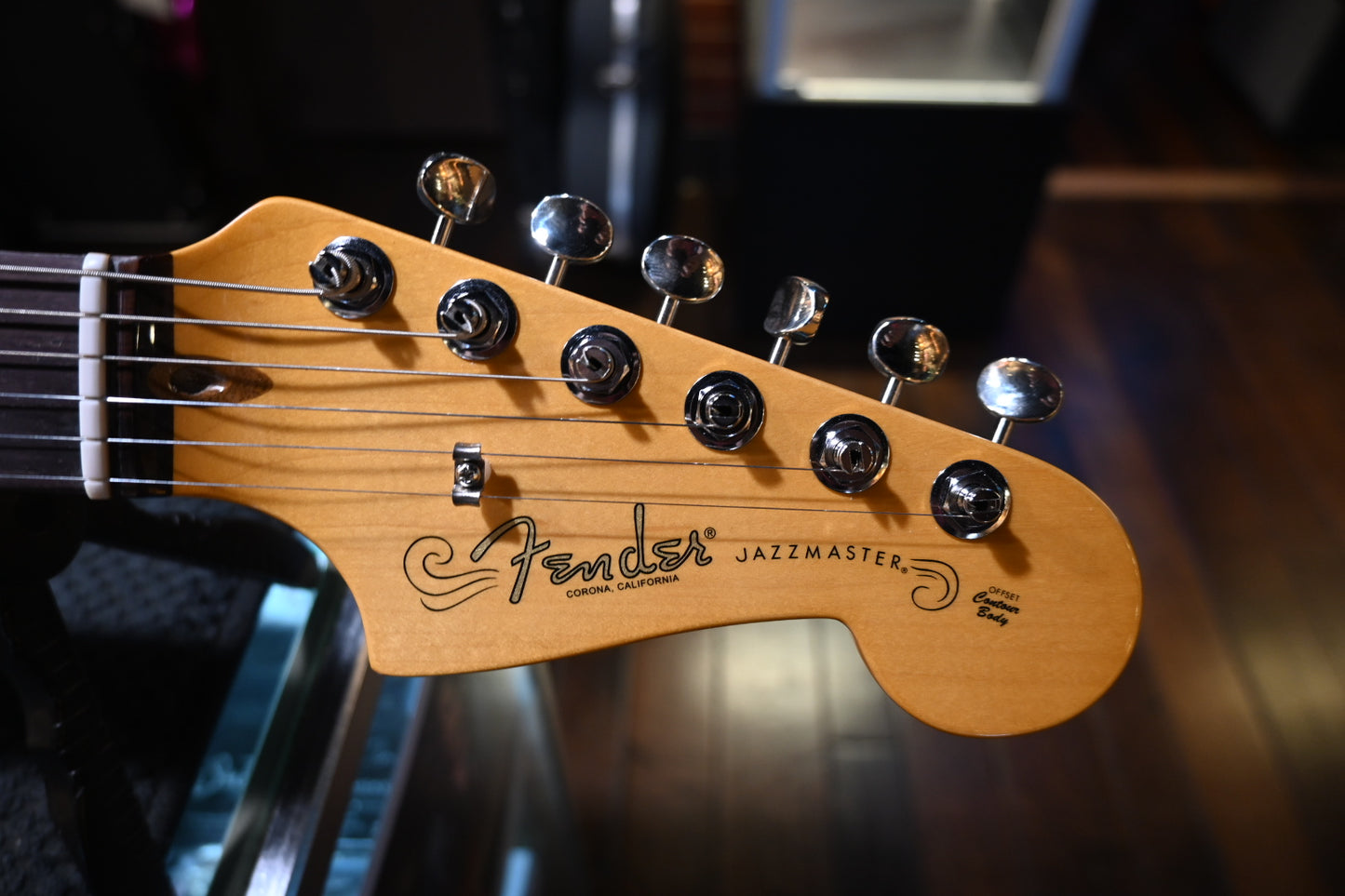 Fender American Professional Classic Jazzmaster - Faded Sherwood Green Metallic Guitar #3792