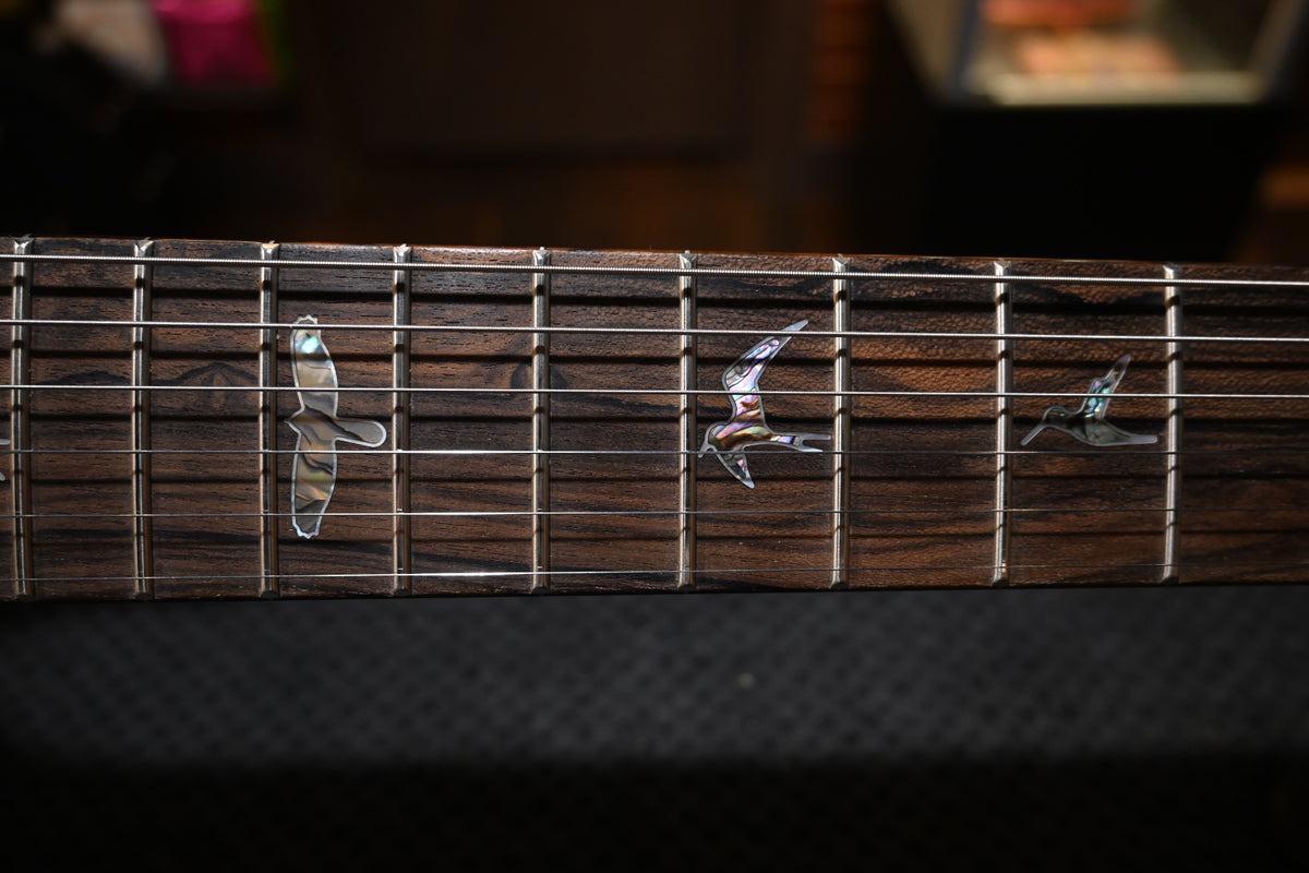 PRS Wood Library Custom 24 Stoptail Limited Edition 10-Top - Charcoal Guitar #0111