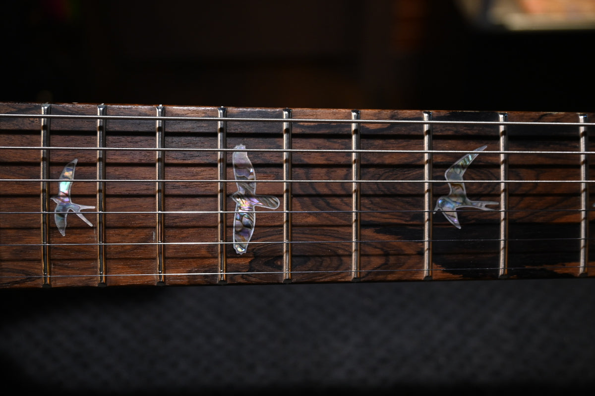 PRS Wood Library Custom 24 Stoptail Limited Edition 10-Top - Faded Whale Blue Guitar #0489