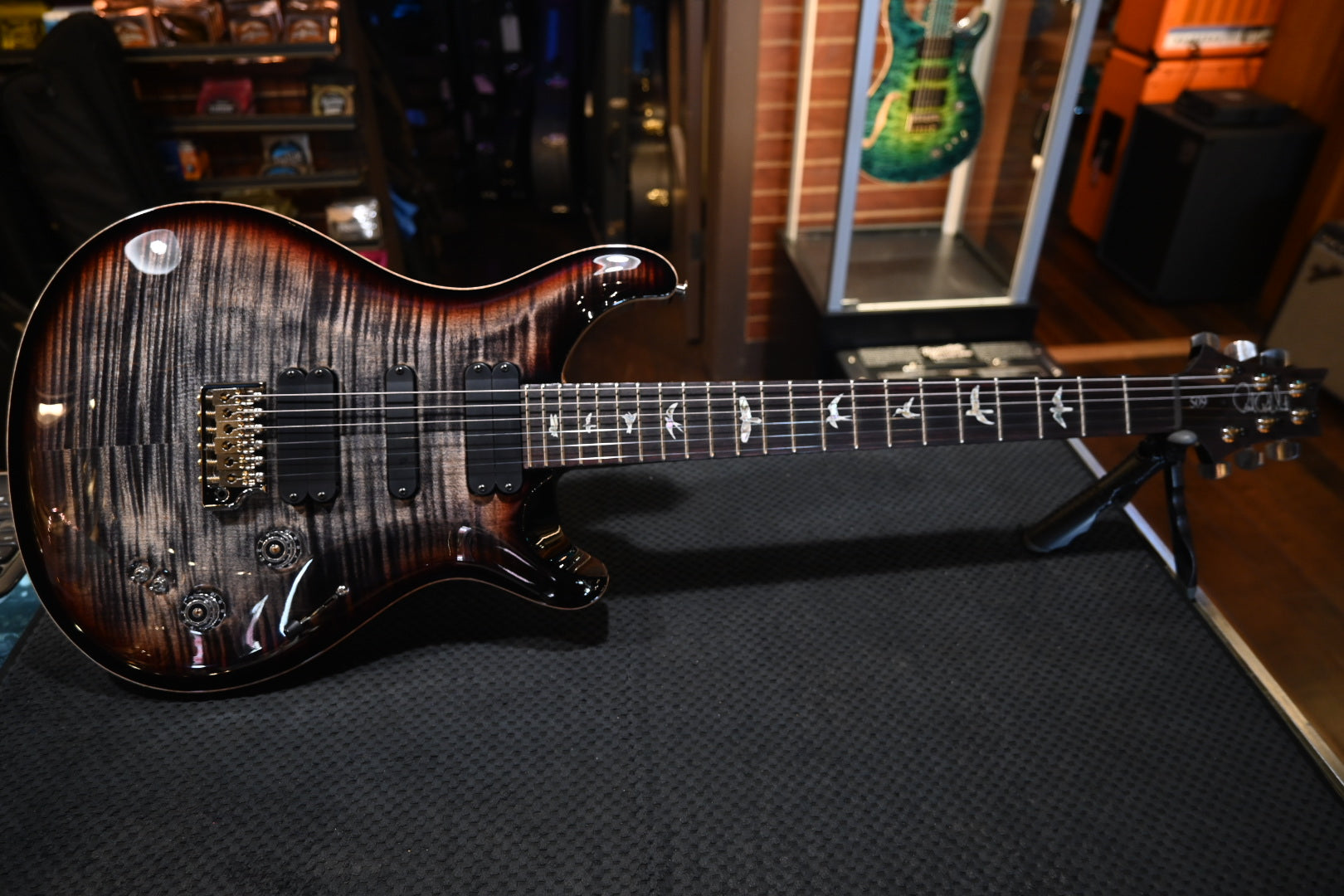 PRS 509 - Charcoal Tri Color Burst Guitar #7164 - Danville Music