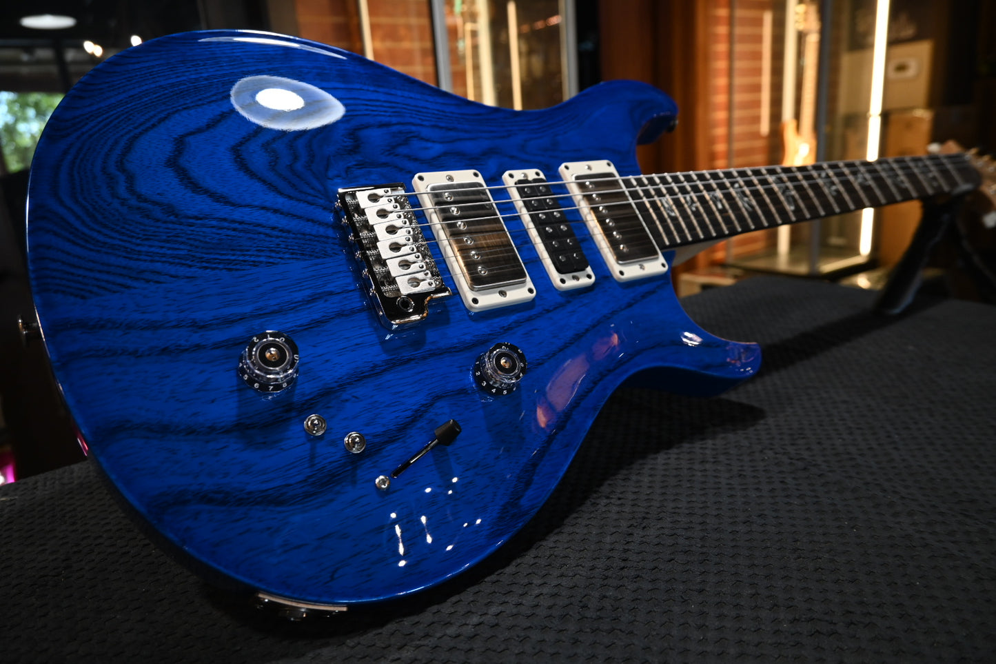 PRS Wood Library Swamp Ash Special - Blue Matteo Guitar #1585 - Danville Music