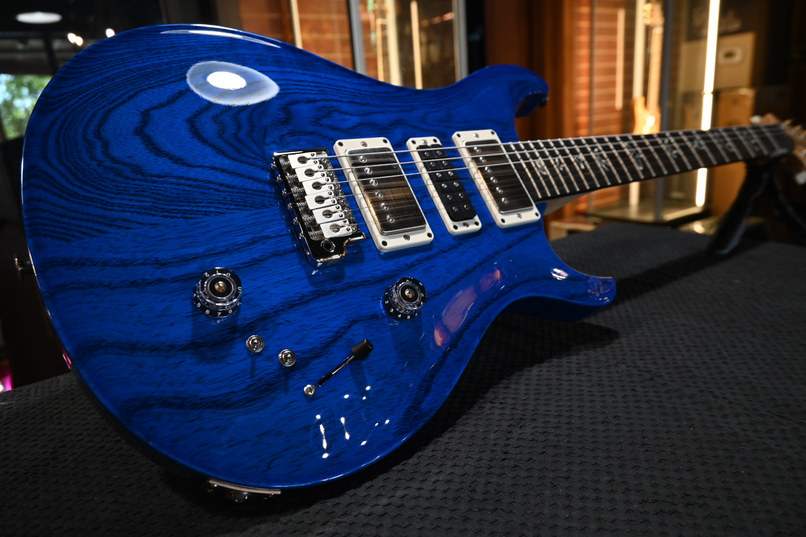 PRS Wood Library Swamp Ash Special - Blue Matteo Guitar #1585 - Danville Music