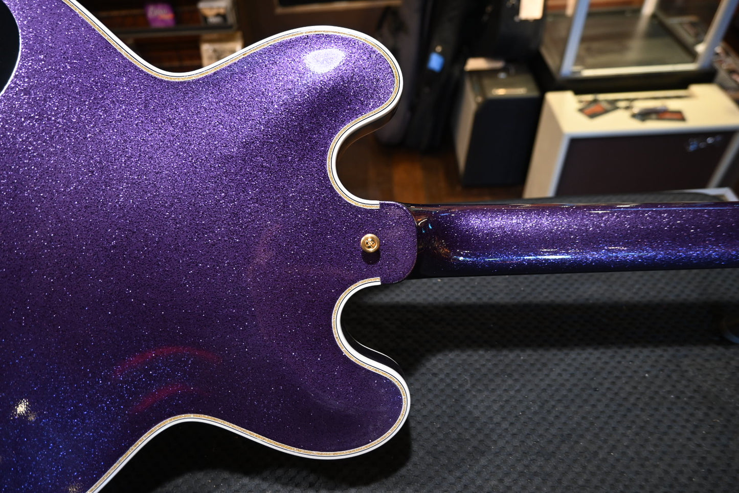 Gibson Custom Shop B.B. King Lucille Legacy One-of-a-Kind - Purple Sparkle Guitar #2889 - Danville Music