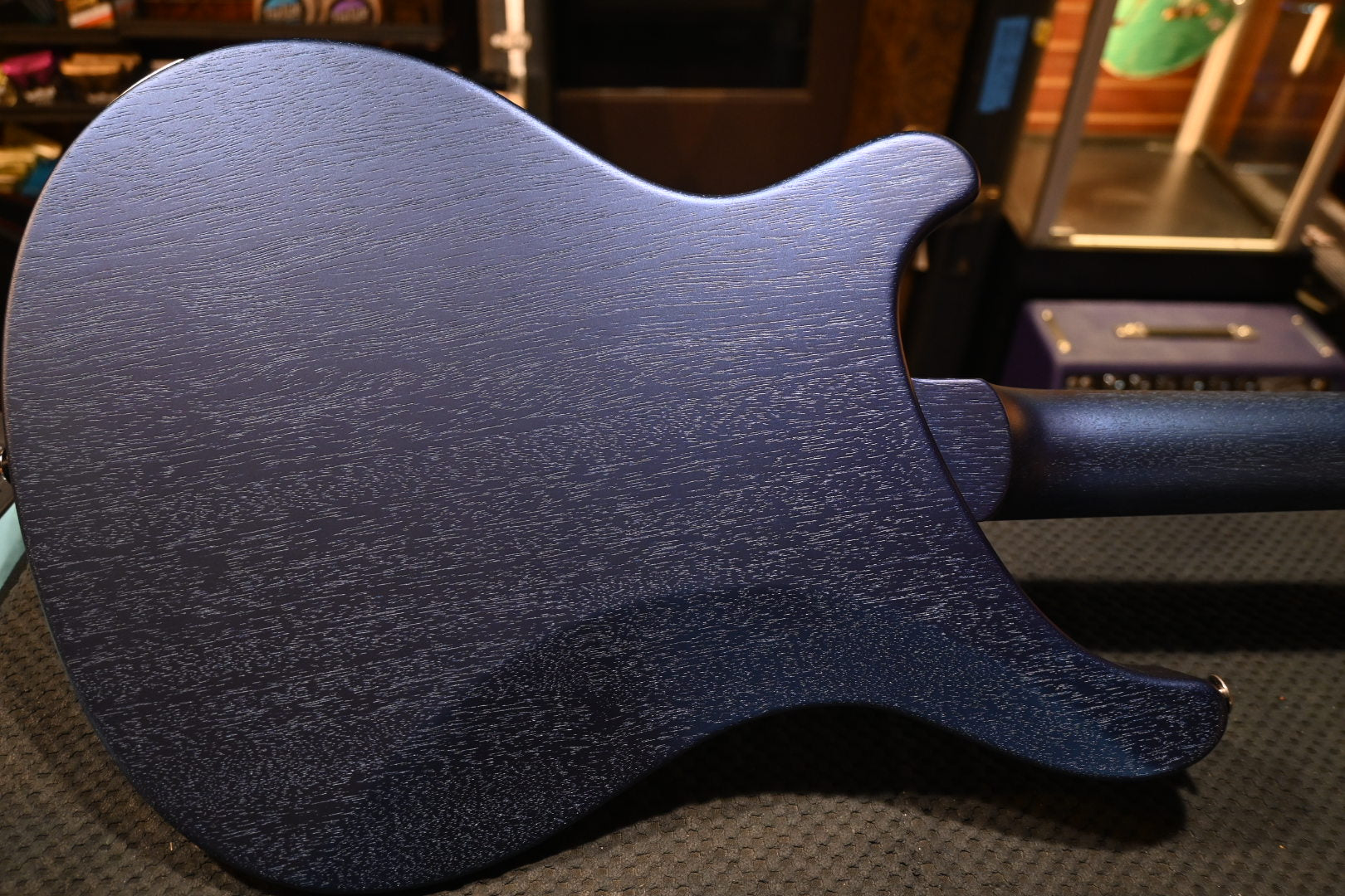 PRS S2 Vela Satin - Midnight Metallic Guitar #2570 - Danville Music