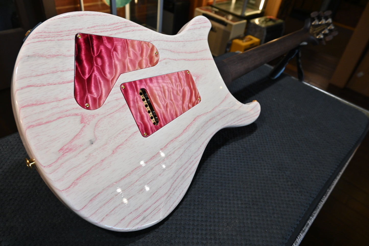 PRS Private Stock Custom 24 - Raspberry Reverse Dragon’s Breath Guitar #12249 - Danville Music