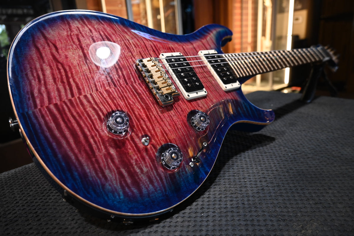 PRS Wood Library Custom 24 Piezo Brazilian 2014 - Violet Blue Burst Guitar #2544