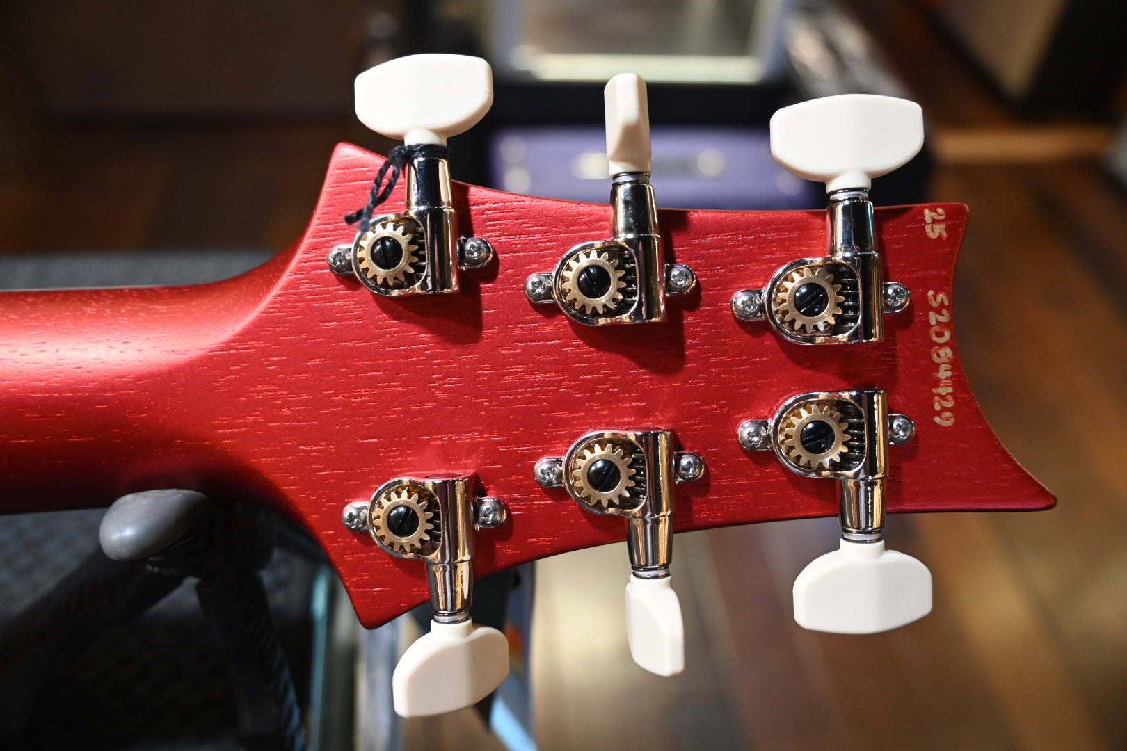 PRS S2 Mira 594 Satin - Candy Apple Red Guitar #4429 - Danville Music