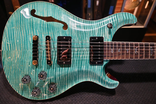 PRS Wood Library McCarty 594 Semi-Hollow Danville Music 35th Anniversary Artist Top - Bahamian Blue Guitar #8203