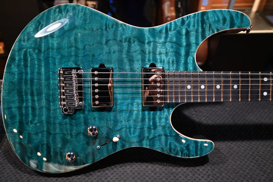 Suhr Custom Modern - Trans Teal Guitar #6271 USED