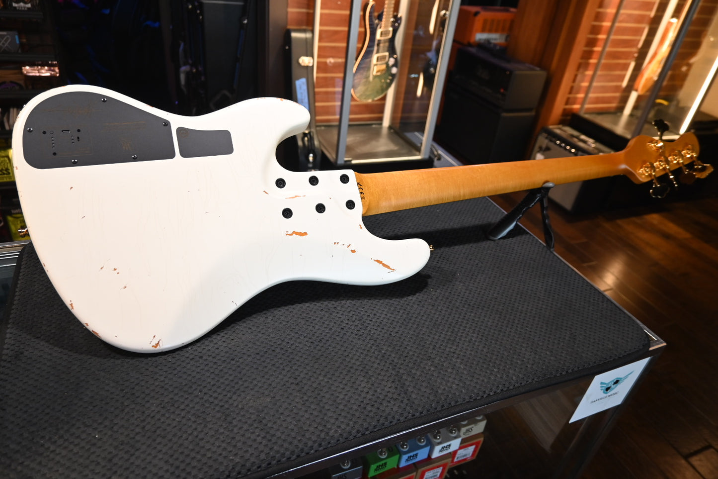 Mayones Jabba HF Aged Blonde 5 - Monolith Aged Blond Nitro Bass #1340 - Danville Music