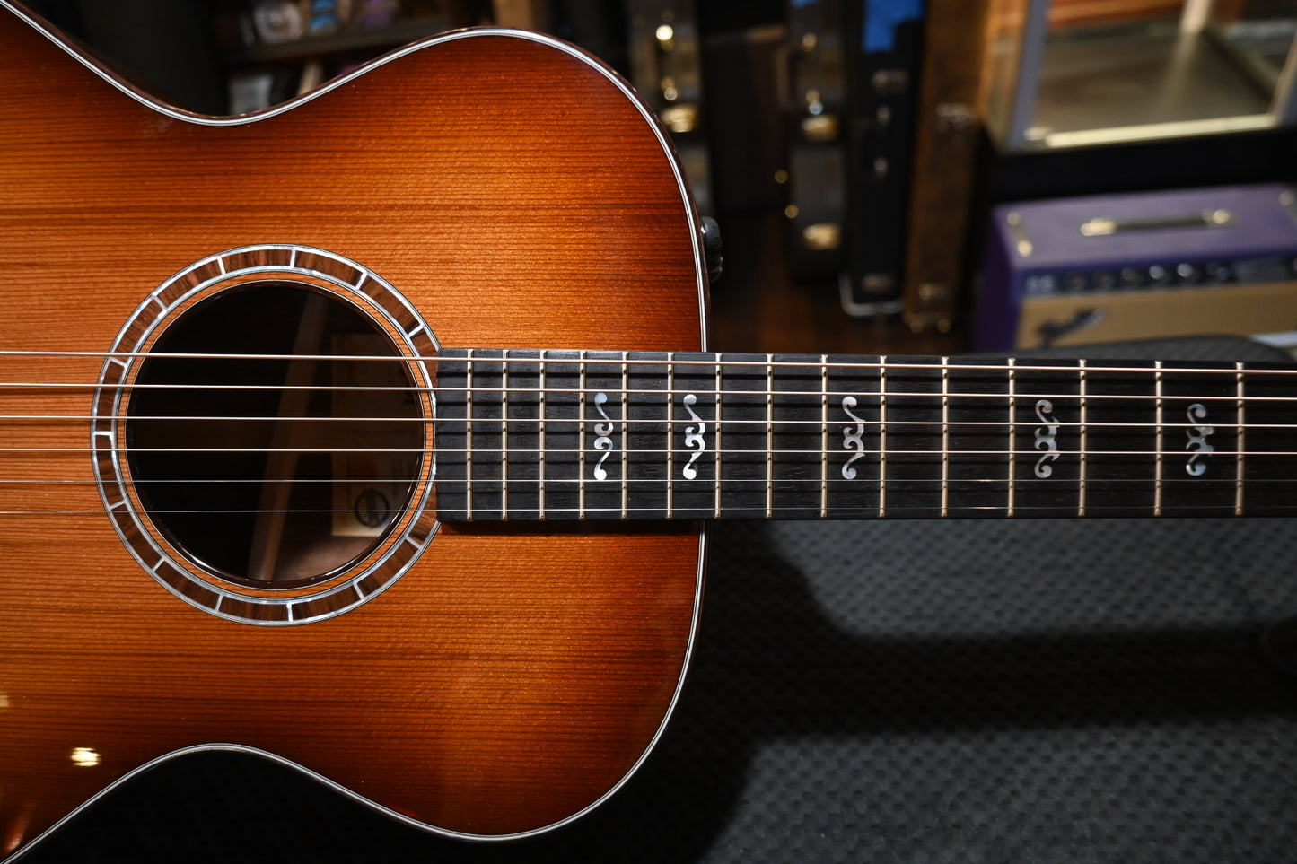 Taylor Custom GC Grand Concert “Harvester” Sinker Redwood/Bocote Catch #31 Guitar #5098