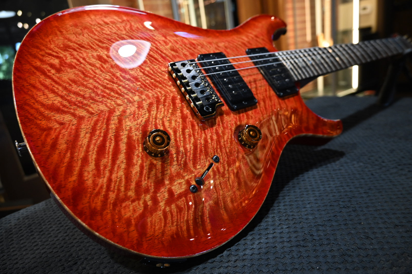 PRS Custom 24 Mango Limited Edition - Blood Orange Guitar #3811 - Danville Music