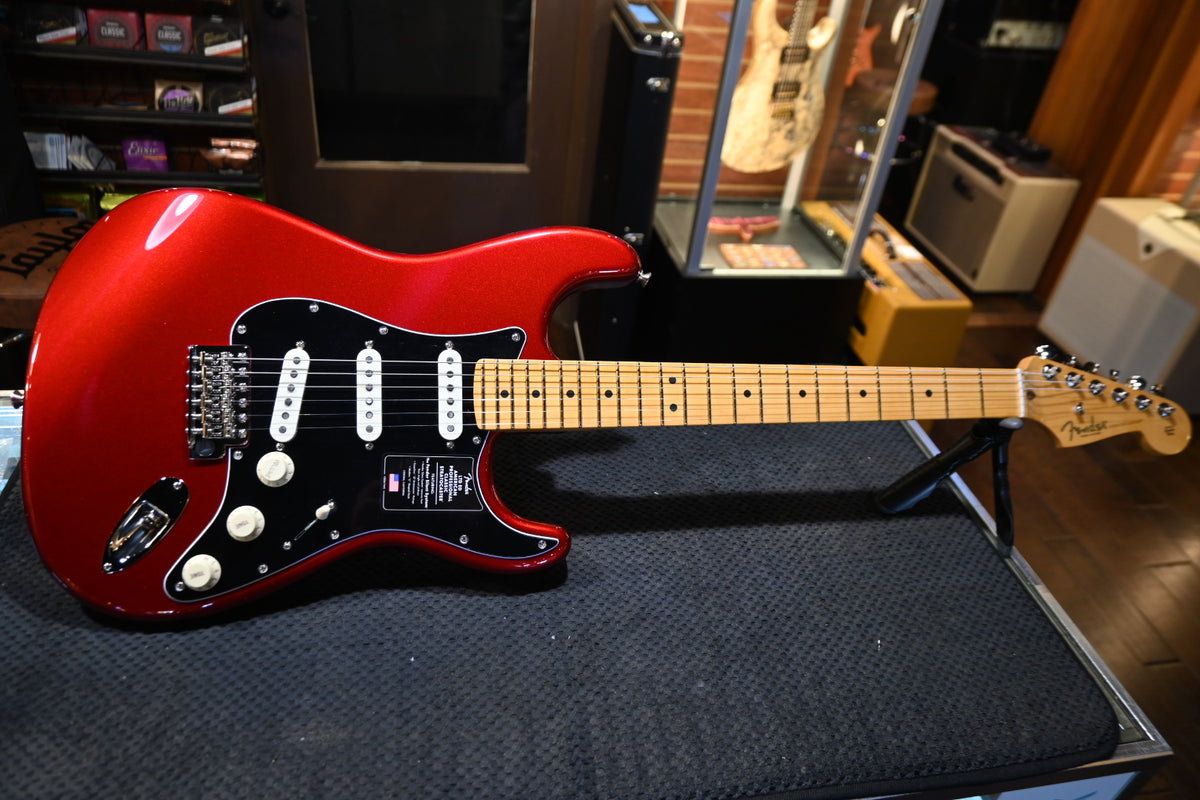 Fender Limited Edition American Professional Classic Stratocaster w/ Silent System - Candy Apple Red Guitar #4487