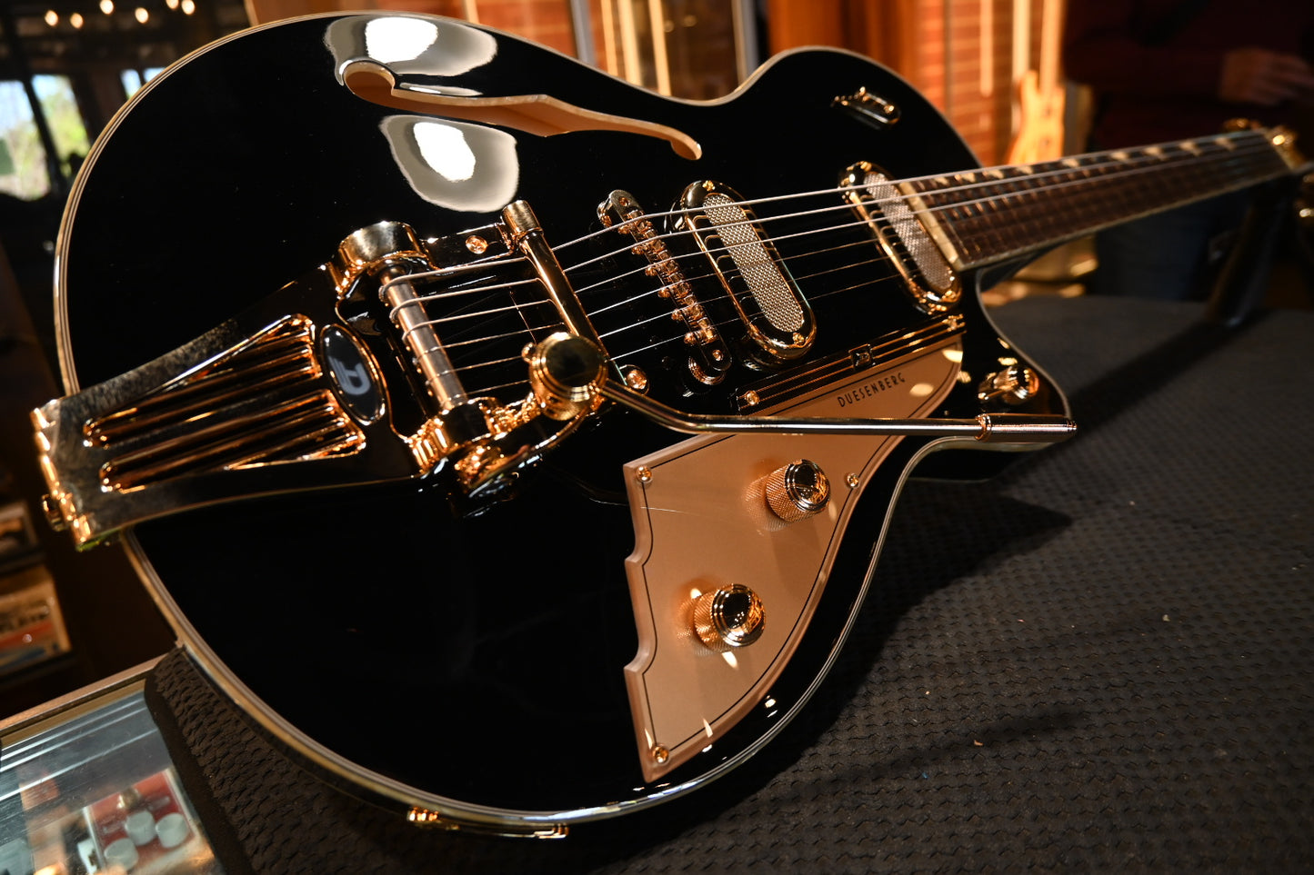 Duesenberg Starplayer TV Phonic - Black Guitar #0497 - Danville Music