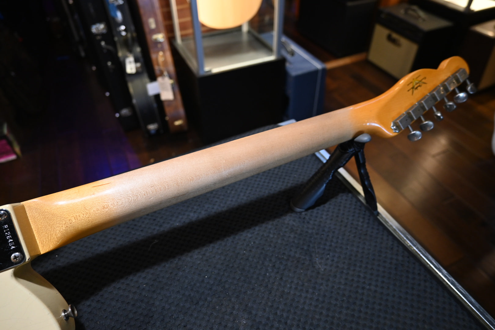Fender Custom Shop Wildwood 10 1959 Telecaster Journeyman 2023 - Faded Aged Vintage White Guitar #6454 - Danville Music