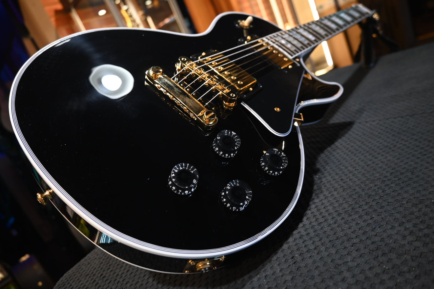 Gibson Custom Shop Les Paul Custom - Ebony Guitar #3722