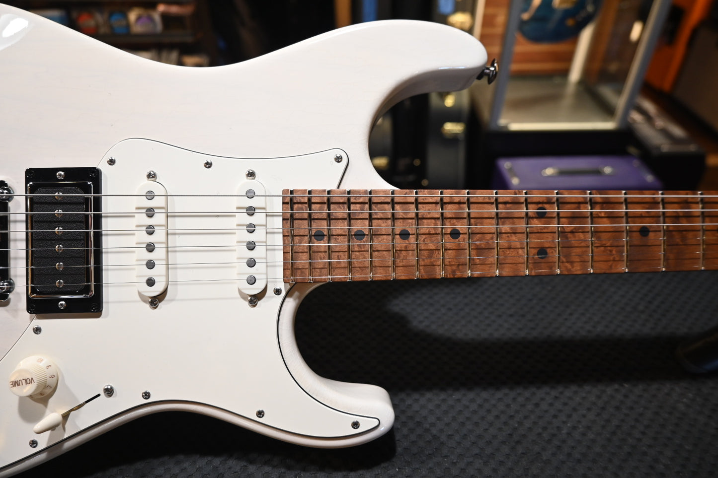 Suhr Pete Thorn Signature Series Traditional 90 - Trans White Guitar #9364 - Danville Music
