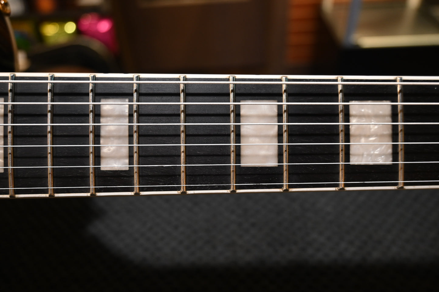 Epiphone Les Paul Custom Danville Music X Rosati “Unicorn Sparkle” Edition - Ebony Guitar #3353