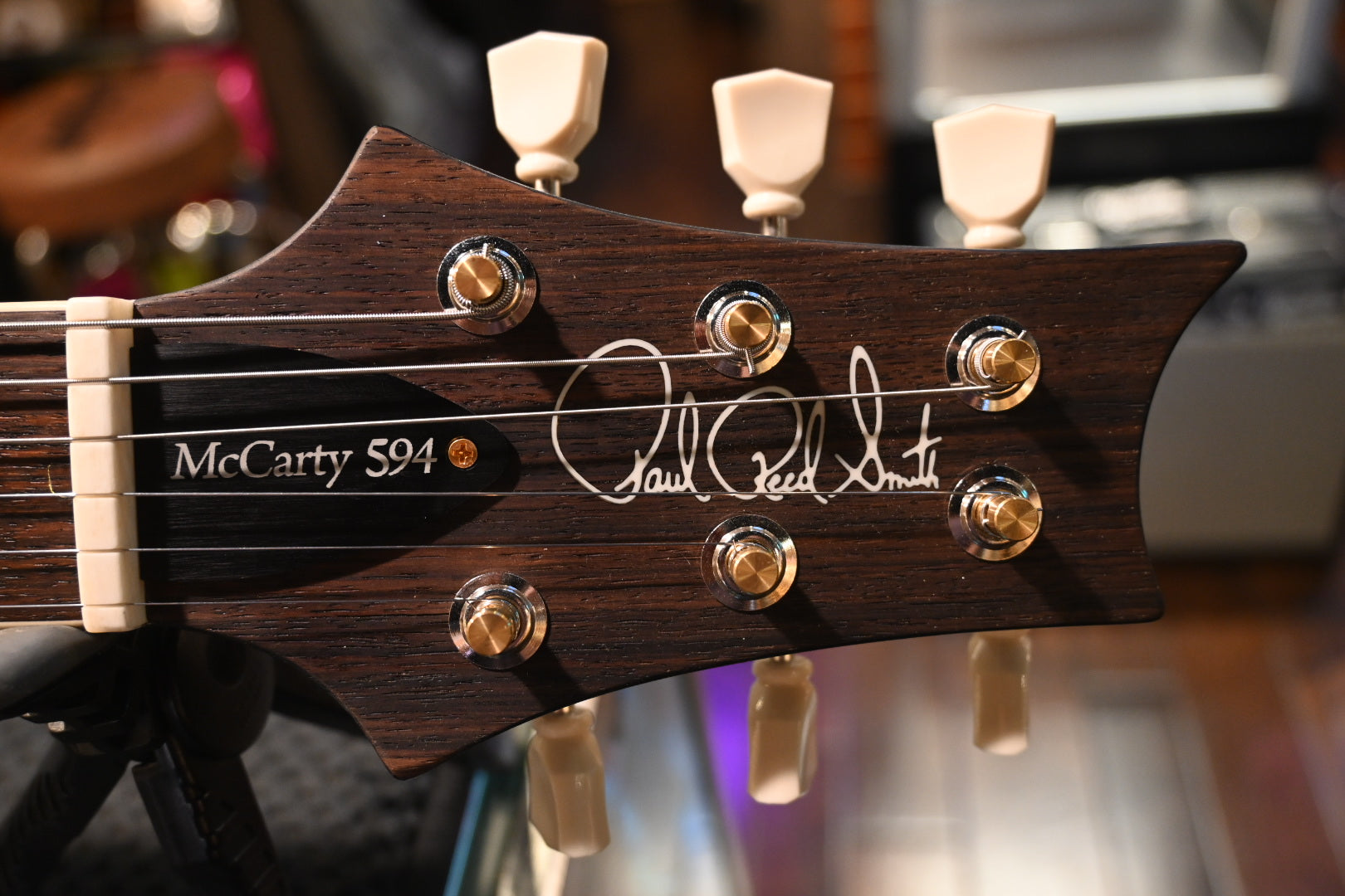 PRS McCarty SC 594 Single-Cut 10-Top 2022 - Fire Red Smokeburst Guitar #5254 - Danville Music