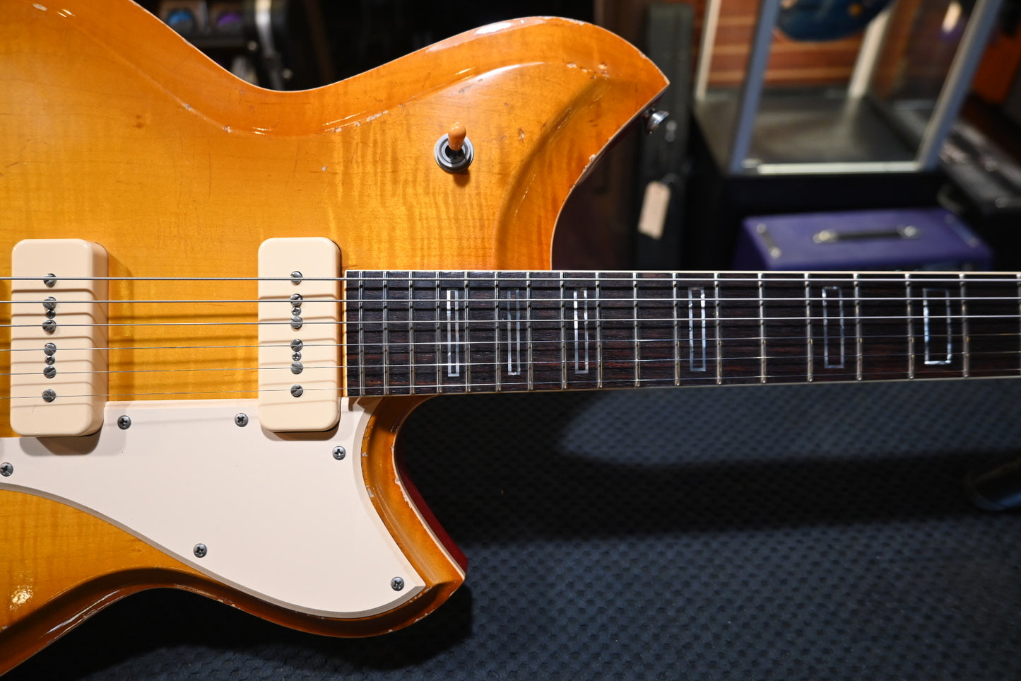 Novo Chambered Serus P2 Dealer Limited - Faded Tea Burst Guitar #5529