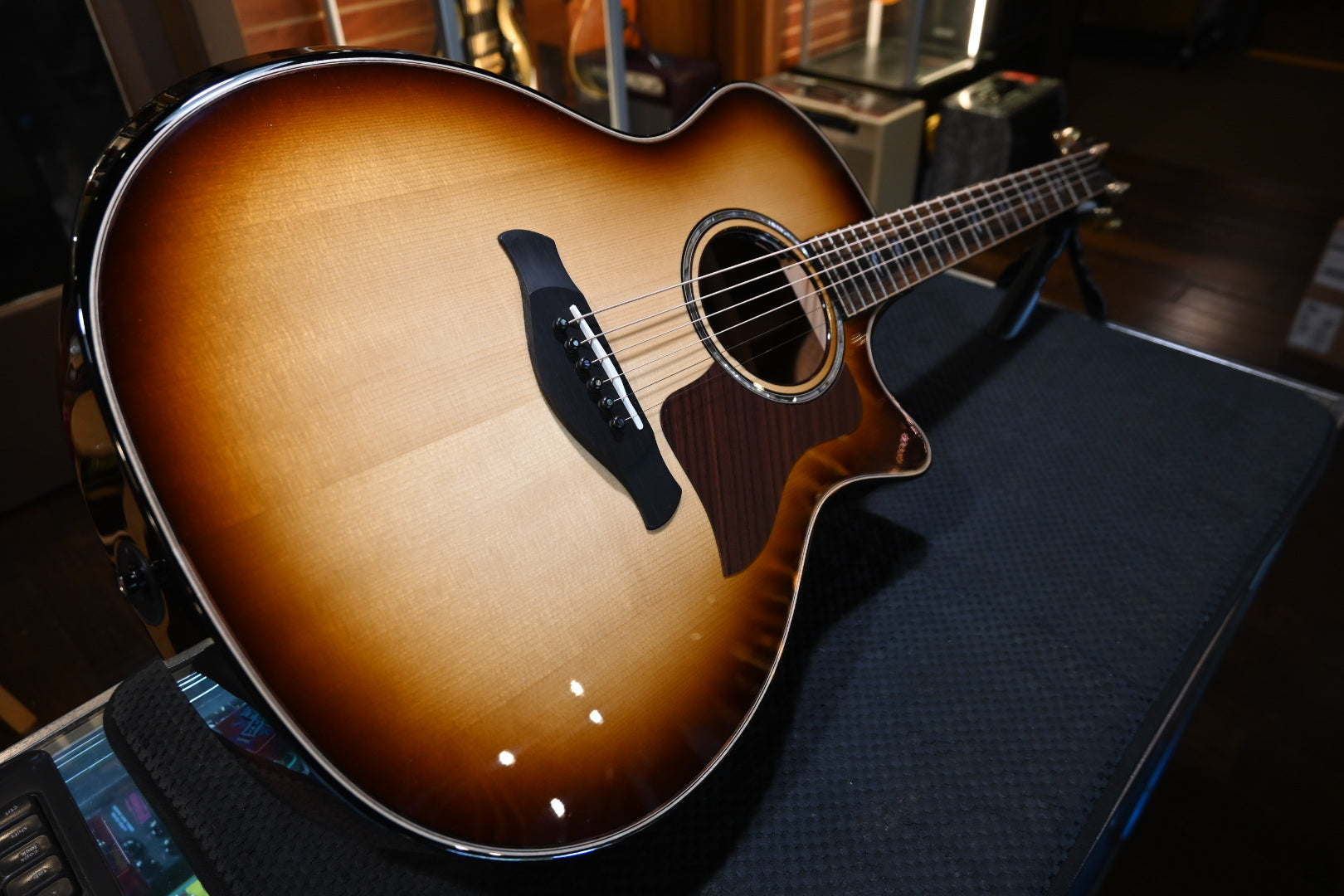 Taylor Next Generation Builder’s Edition 814ce LTD Macassar - Shaded Edge Burst Guitar #5030 - Danville Music
