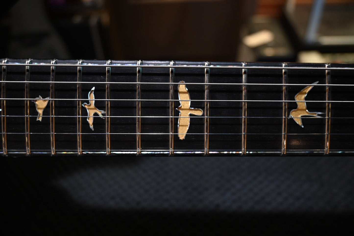 PRS Private Stock Custom 24 - Black Gold Foil Guitar #11673 - Danville Music