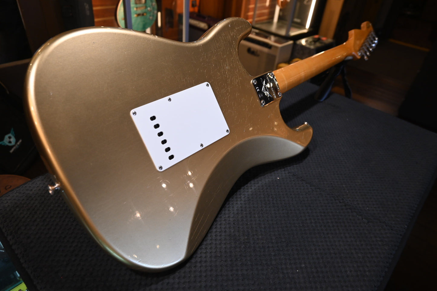 Fender Custom Shop LTD 1964 Stratocaster Journeyman 2022 - Aged Aztec Gold Guitar #0094 - Danville Music