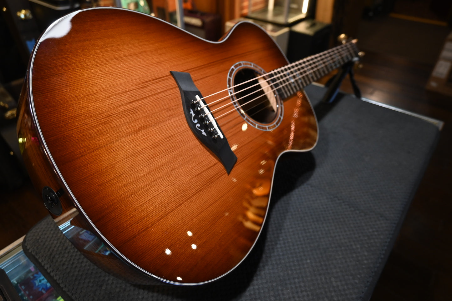 Taylor Custom GC Grand Concert “Harvester” Sinker Redwood/Bocote Catch #31 Guitar #5098