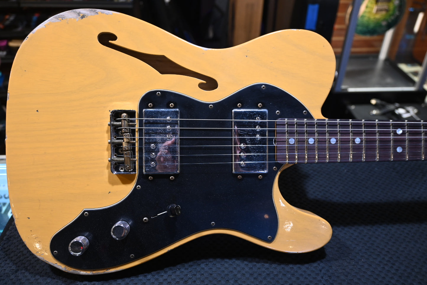 Fender Custom Shop Limited “Bobbed” Telecaster Thinline Relic - Butterscotch Blonde Guitar #4945