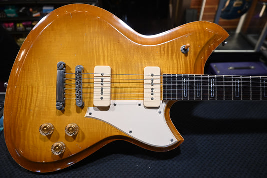 Novo Chambered Serus P2 Dealer Limited - Faded Tea Burst Guitar #5529