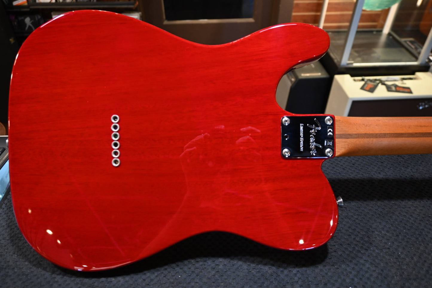 Fender Limited Edition American Professional Telecaster Deluxe - Crimson Red Guitar #5993 - Danville Music